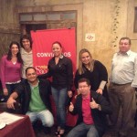 O grupo reunido: clima de confraterniza&ccedil;&atilde;o