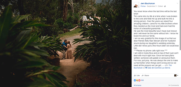 Minutos após dançar com a filha em casamento, homem de 54 anos morre