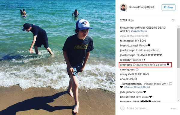 Os fãs brasileiros de Stranger Things ‘invadiram’ o Instagram dos atores mirins do seriado