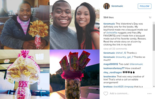 Rapaz surpreende amada no Dia dos Namorados com presente para lá de curioso (e saboroso)