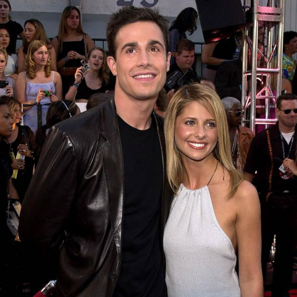 US actor Freddie Prinze Jr. (L) arrives at the MTV