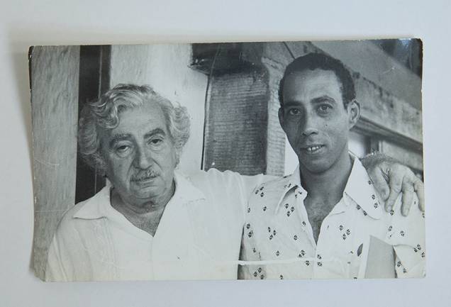 Jards Macalé com o escritor Jorge Amado Jards Macalé com o escritor Jorge Amado