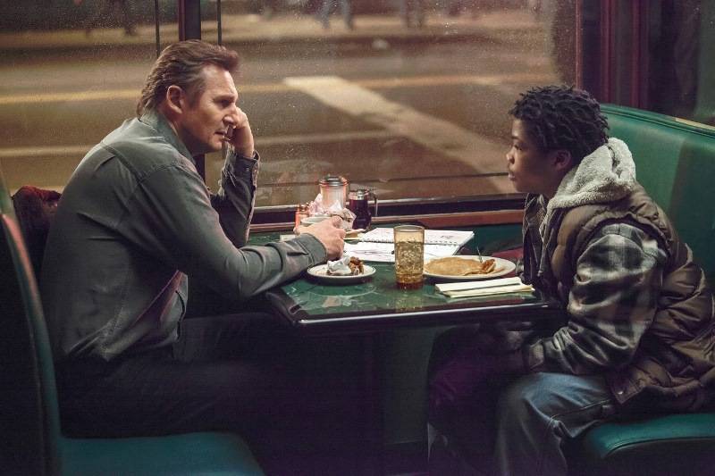 Caçada Mortal: Brian Bradley e Liam Neeson Caçada Mortal: Brian Bradley e Liam Neeson
