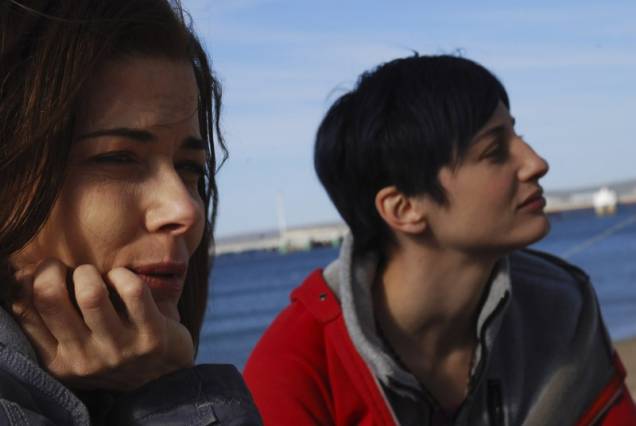 As atrizes Sandra Ceccarelli e Francesca Inaudi em cena: A Viagem de Lucia As atrizes Sandra Ceccarelli e Francesca Inaudi em cena: A Viagem de Lucia