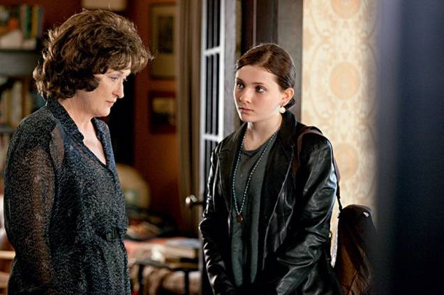 Álbum de Família: a atriz Abigail Breslin com Meryl Streep, adolescente rebelde Álbum de Família: a atriz Abigail Breslin com Meryl Streep, adolescente rebelde