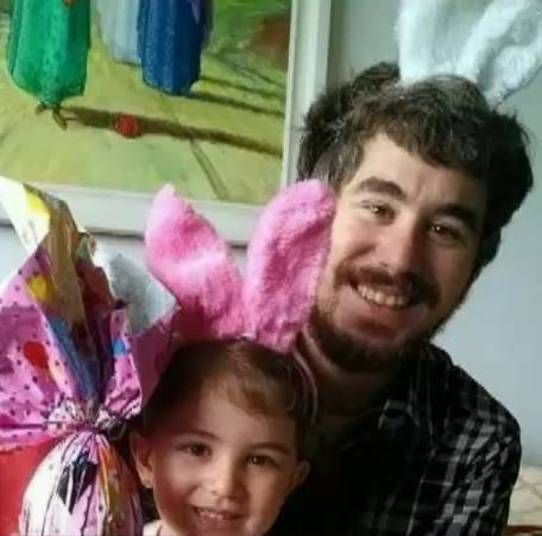 Ricardo Krause Esteves Najjar e a filha Sophia