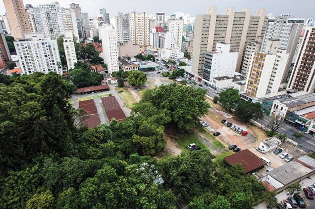 	A propriedade de quase 25 000 metros quadrados: a desapropriação custaria cerca de 70 milhões de reais aos cofres públicos