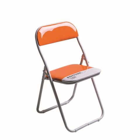 Cadeira Pantone de metal e PVC. R$ 350,00. Conceito, www.conceito.com. (Foto: Divulgação)