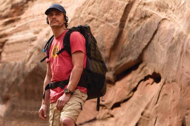James Franco: aventureiro fica preso em uma rocha em 127 Horas James Franco: aventureiro fica preso em uma rocha em 127 Horas