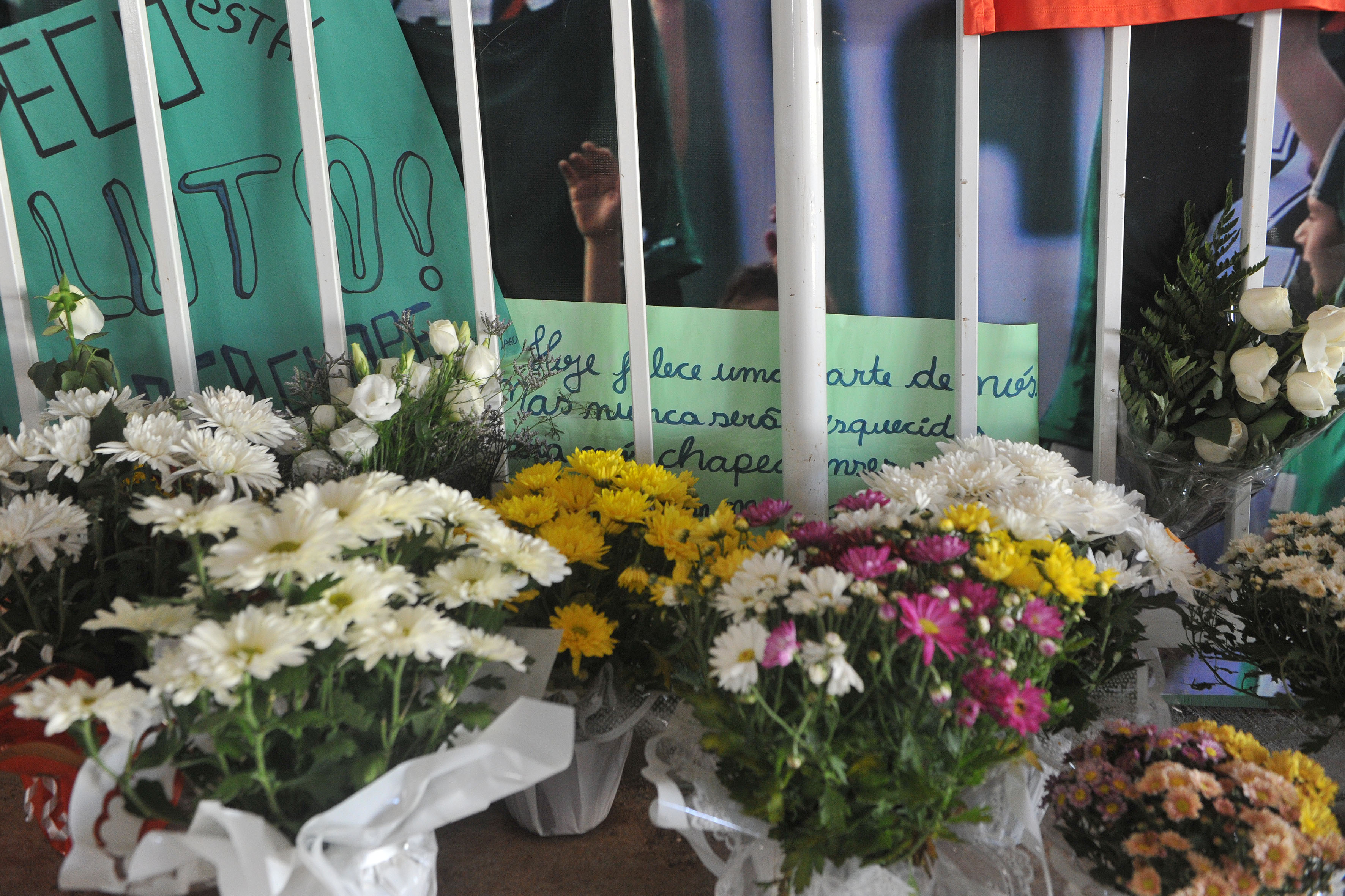 chapeco acidente homenagens