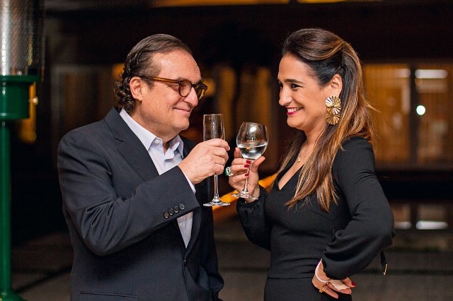 O empresário Tutinha com a ex-mulher, Flavia Eluf: briga por bens (Foto: Bruno Poletti/Folhapress)