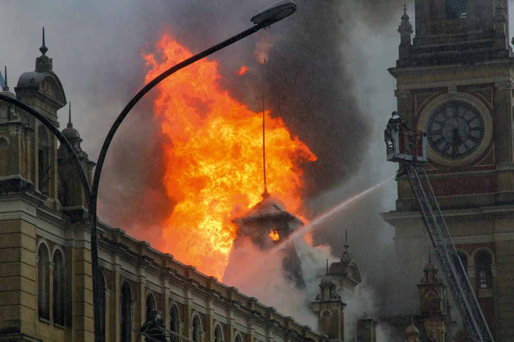 Incêndio Museu da Língua Portuguesa