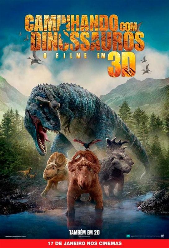 Caminhando com Dinossauros: pôster do filme