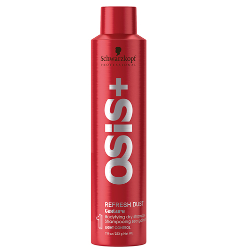 OSiS+ Refresh Dust, da Schwarzkopf Professional. pó ultrafino que possui em sua fórmula amido de Oryza Sativa, ingrediente obtido do arroz, com propriedades de alta absorção. Suas micropartículas são como pequenas esponjas que absorvem o excesso de oleosidade. Preço sugerido: R$ 89,70. SAC: 0800-7042334