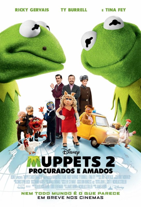 Muppets 2 - Procurados e Amados: pôster do filme