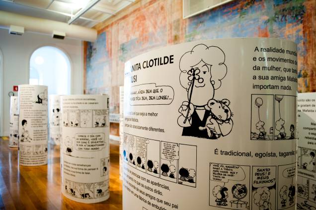O Mundo Segundo Mafalda: os amigos da personagem são apresentados aos visitantes