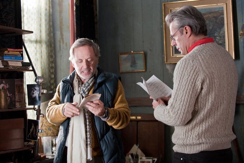 Pedalando com Molière: os atores Fabrice Luchini e Lambert Wilson