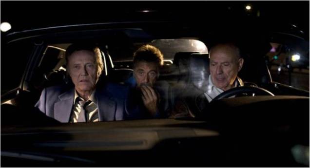 Amigos Inseparáveis: Os três amigos de crime Doc (Christopher Walken), Val (Al Pacino) e Hirsch (Alan Arkin)