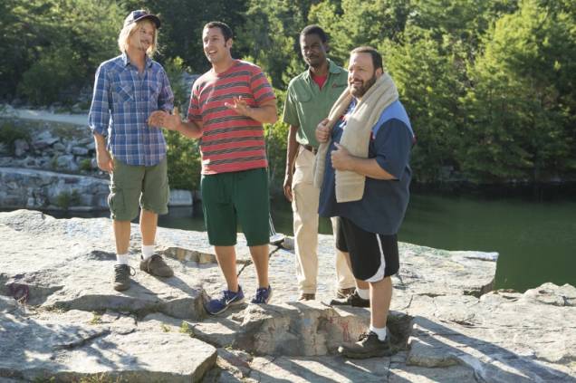 Gente Grande 2: David Spade, Adam Sandler, Chris Rock e Kevin James