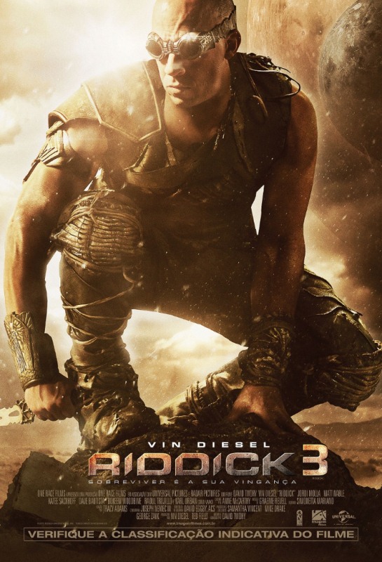 Riddick 3: pôster do filme