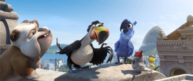 Cena da animação Rio 2 Cena da animação Rio 2