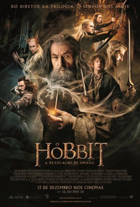 O Hobbit - A Desolação de Smaug: pôster do filme