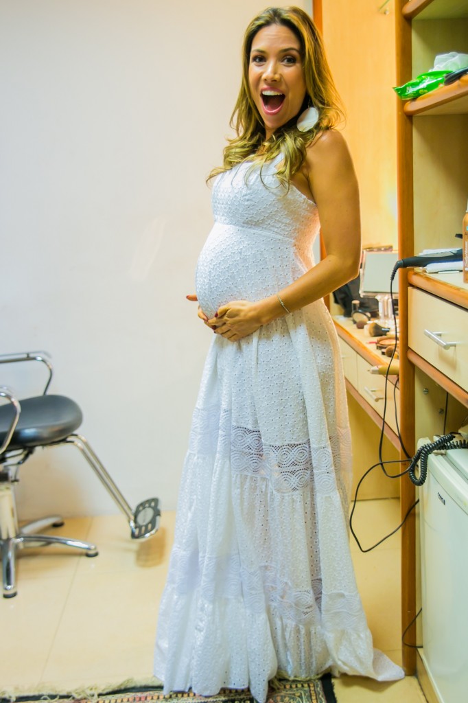 Patricia, grávida de oito meses: cerimônia no dia 2 de maio