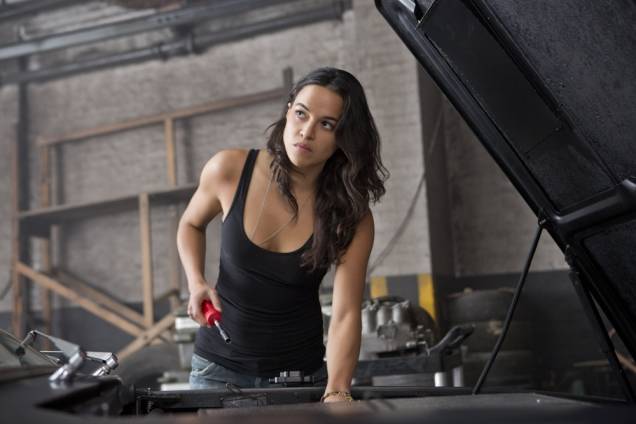 Michelle Rodriguez em Velozes e Furiosos 6: atriz interpreta a destemida Letty, a antiga namorada de Dom