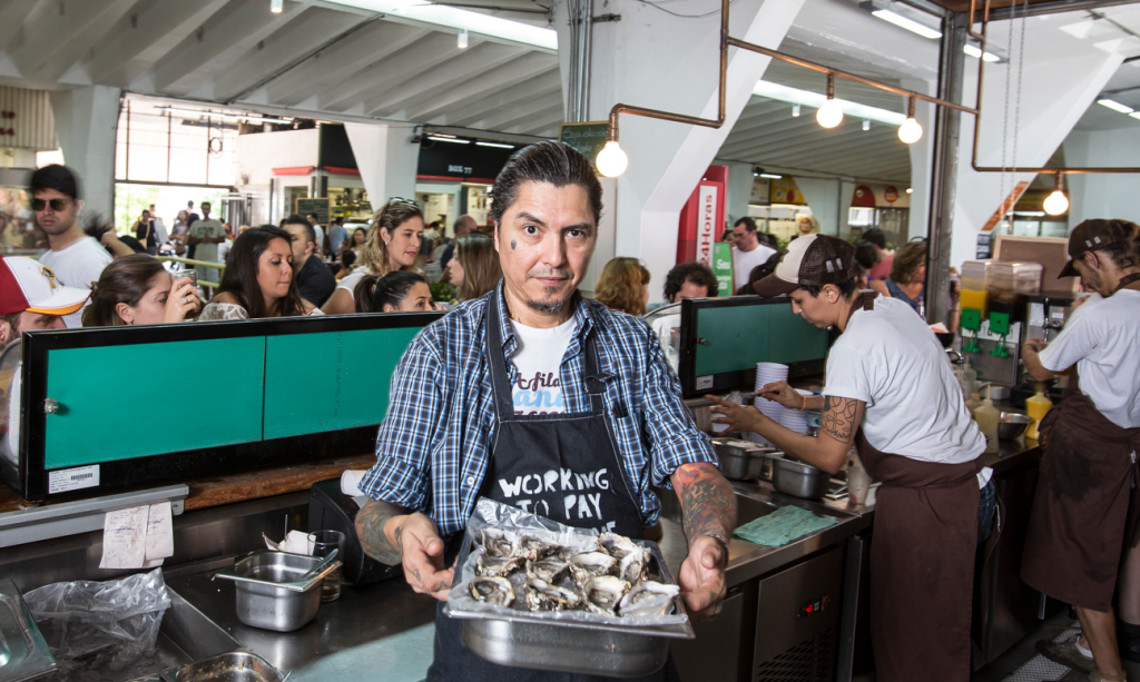 O chef Checho Gonzales: ele seguirá no comando do Mescla, na Barra Funda