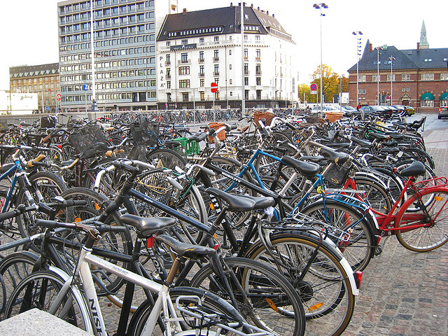 As bikes fazem sucesso na capital da Dinamarca (Foto: jill, no Flickr)