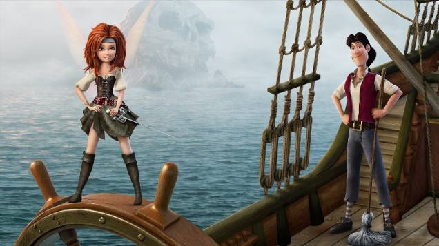 Tinker Bell - Fadas e Piratas: a fada pirata e James, o futuro Capitão Gancho Tinker Bell - Fadas e Piratas: a fada pirata e James, o futuro Capitão Gancho