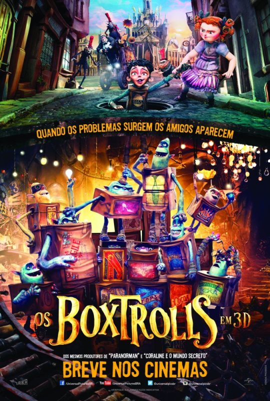 Os Boxtrolls: pôster do filme