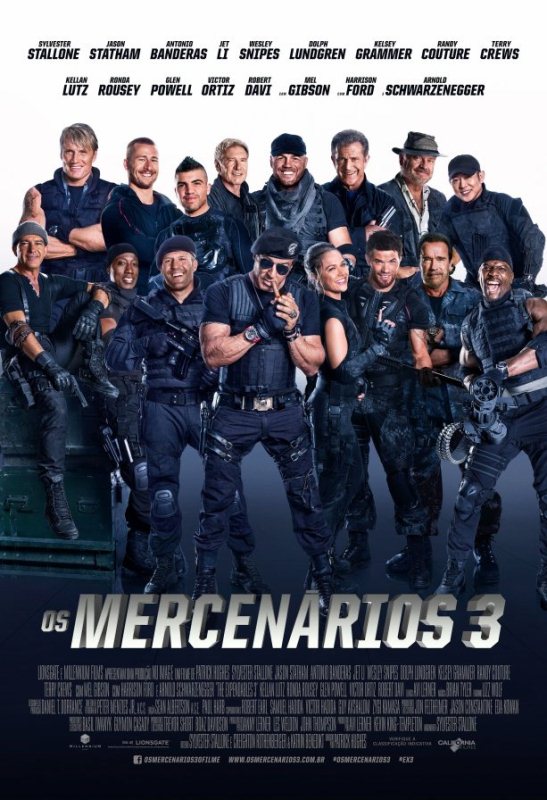 Os Mercenários 3: pôster do filme