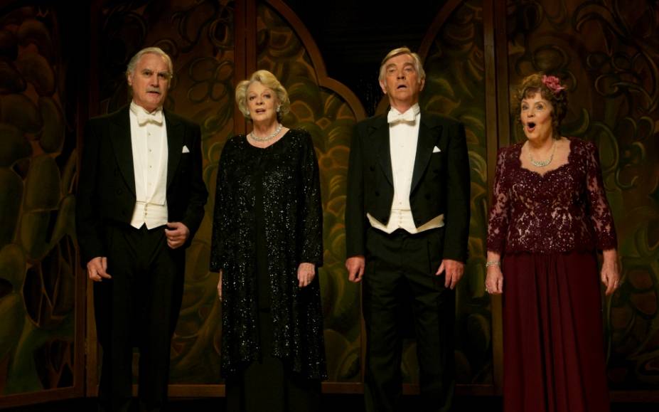 Billy Connolly, Maggie Smith, Tom Courtenay e Pauline Collins: os atores estão em O Quarteto