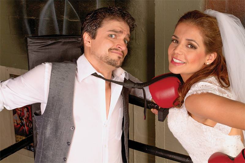 Maurício Machado e Nívea Stelmann protagonizam Batalha de Arroz num Ringue para Dois Maurício Machado e Nívea Stelmann protagonizam Batalha de Arroz num Ringue para Dois