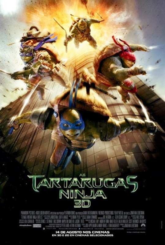 As Tartarugas Ninja: pôster do filme