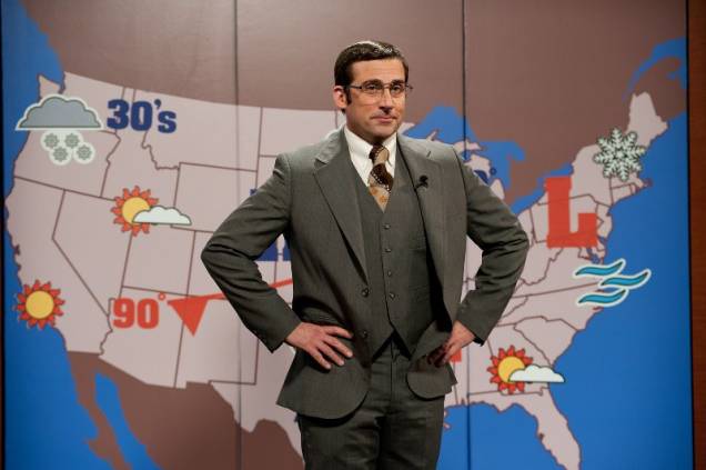 Tudo Por um Furo: o ingênuo Brick (Steve Carell) Tudo Por um Furo: o ingênuo Brick (Steve Carell)