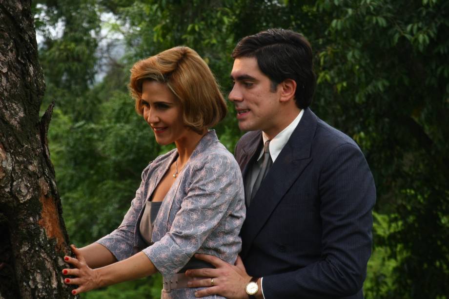Guilhermina Guinle e Marcelo Adnet em As Aventuras de Agamenon - o Repórter: comediante interpreta o protagonista na fase jovem