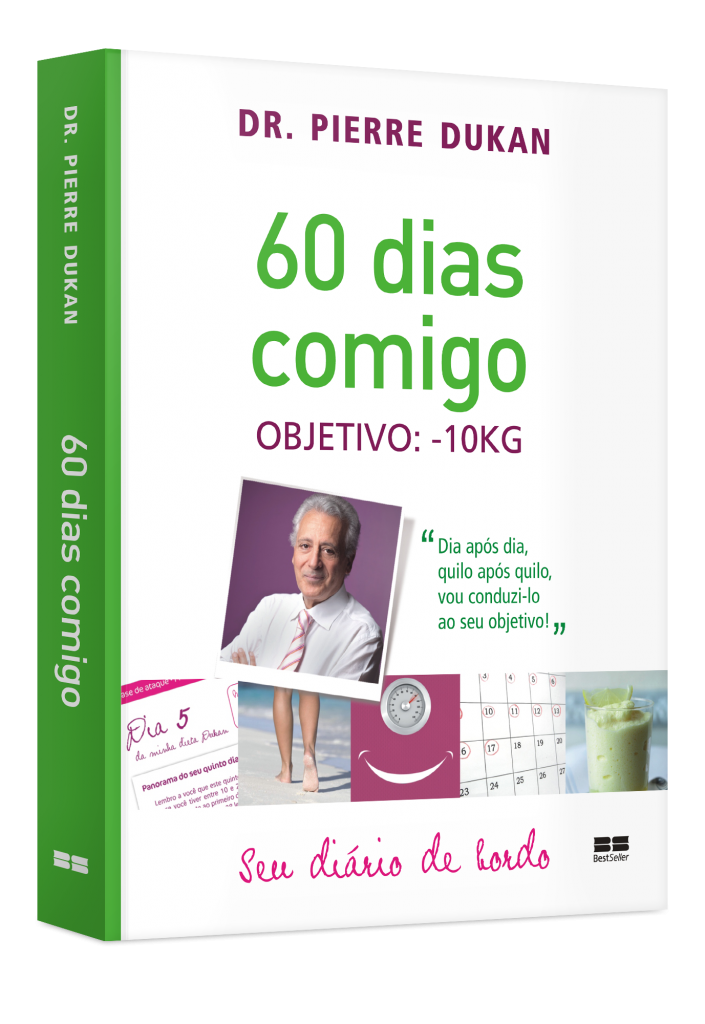 O livro é um diário de bordo e ajuda mulheres a perder 10kg em incríveis 60 dias (Foto: Divulgação)