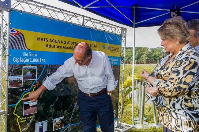 Alckmin inaugura obra Alto Tietê