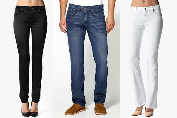 Calças da 7 For All Mankind até 70% mais baratas