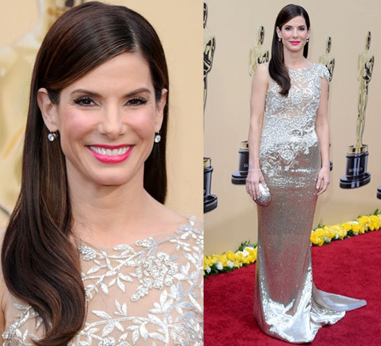 Sandra Bullock veste Marchesa no Oscar de 2010 (Foto: Reprodução)