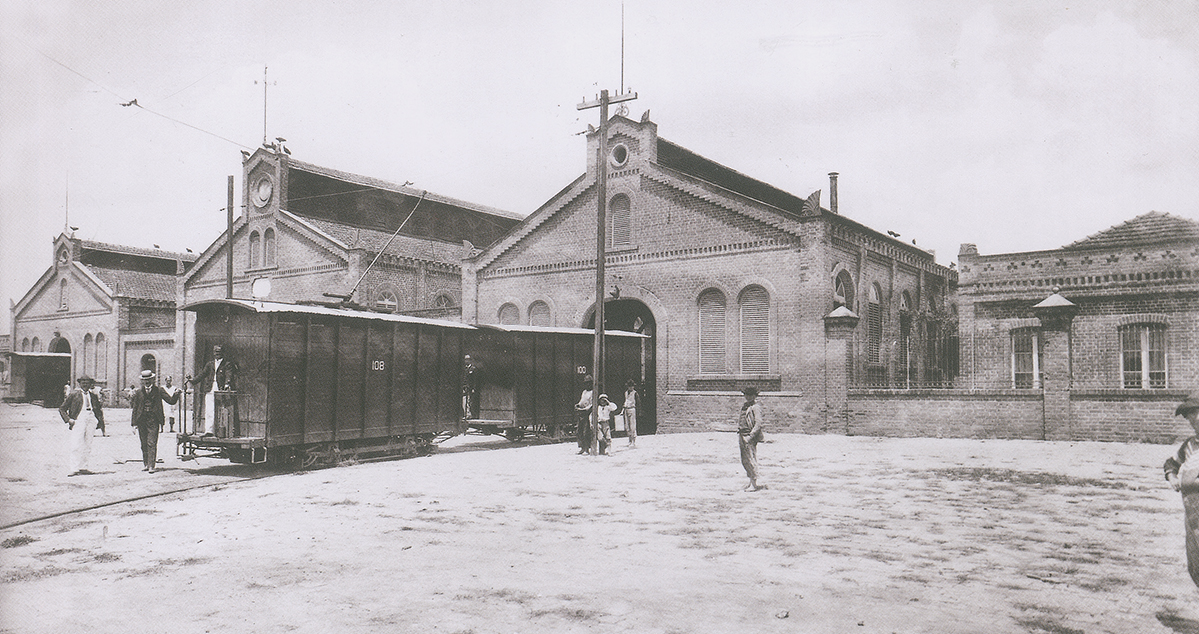 Matadouro Municipal, atual Cinemateca, em 1904