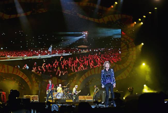 Show dos Rolling Stones no estádio do Morumbi (Foto: Marcelo Justo/Folhapress)