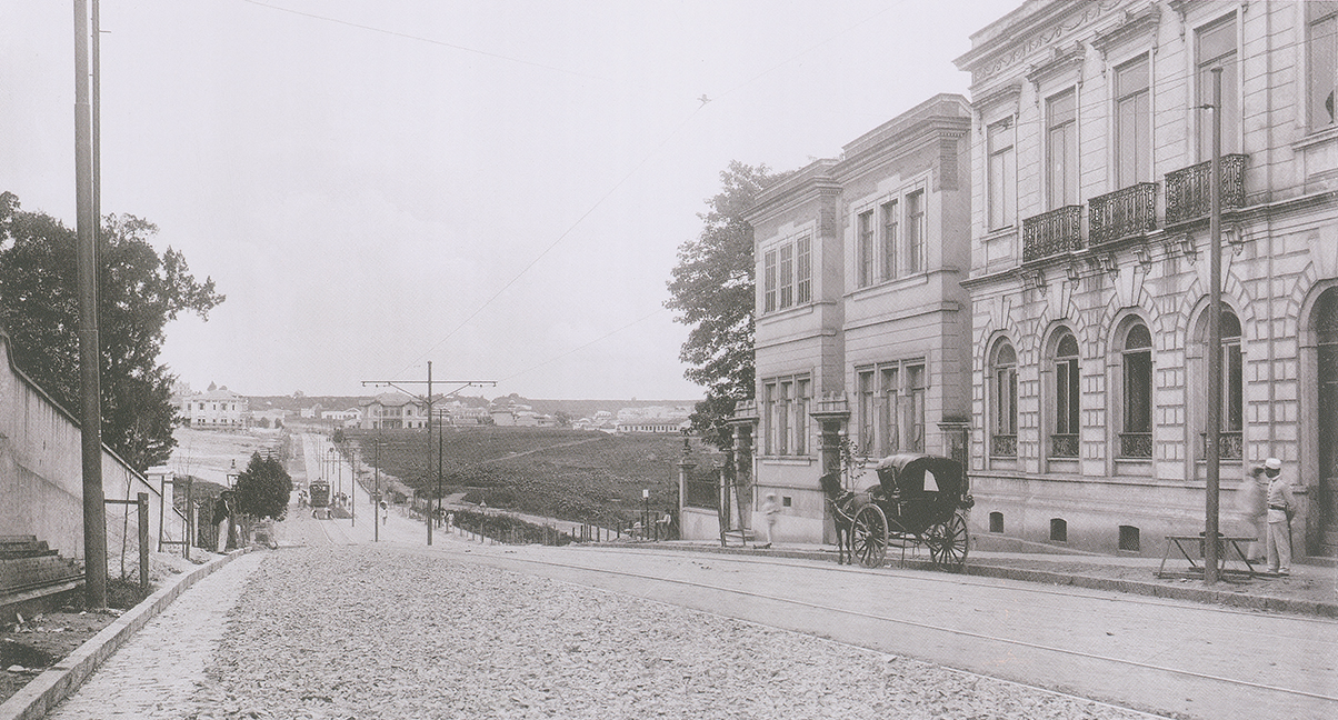 Avenida Brigadeiro Luís Antônio, em 1900