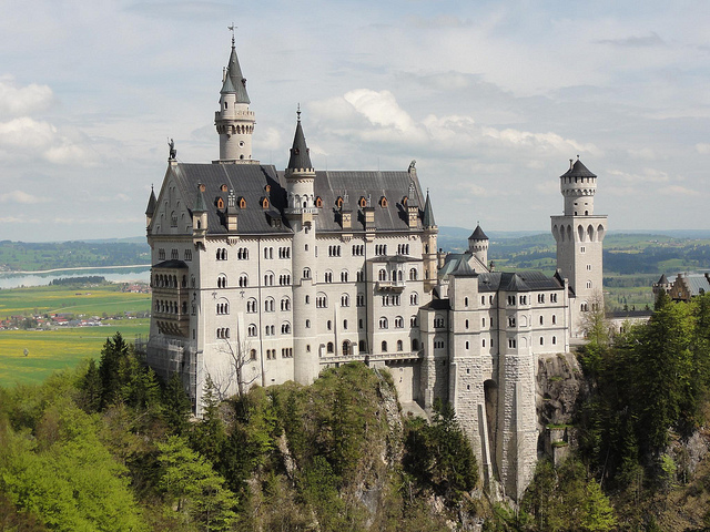 Inspiração para a criação do castelo de Cinderela (Foto: Alf Igel, no Flickr) 