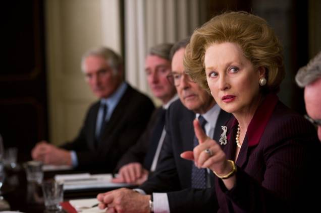 Meryl Streep em A Dama de Ferro: atriz interpreta Margaret Thatcher