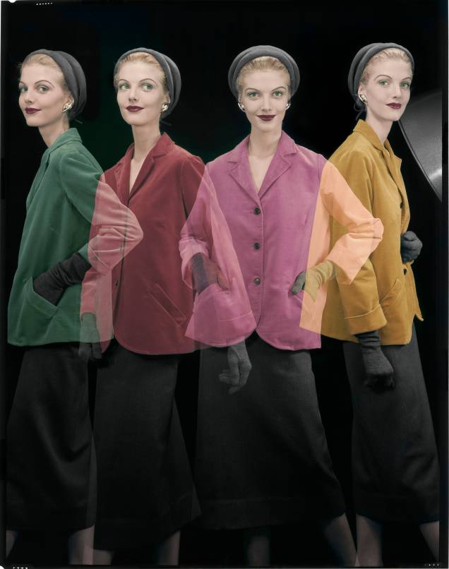 A shake in young fashion (1953) inova ao sobrepor cores na imagem
