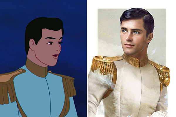 Artista cria versões de “carne e osso” dos príncipes da Disney