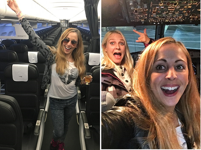 Um atraso no avião transformou essas passageiras em ‘popstars’